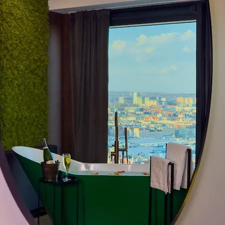 Appartement Urban Global Skyline 26th Floor - Air Condition - Free Garage Katowice