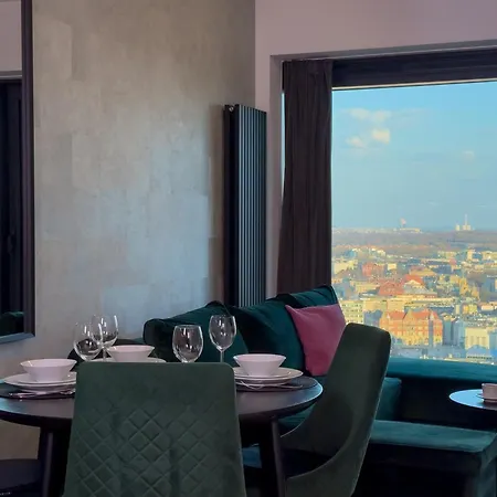 Urban Global Skyline 26th Floor - Air Condition - Free Garage Katowice