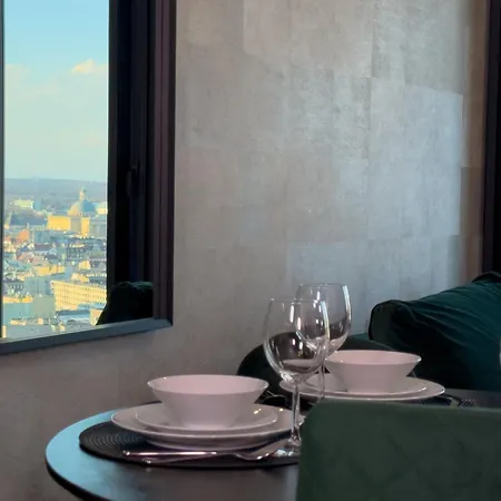 Urban Global Skyline 26th Floor - Air Condition - Free Garage * Katowice
