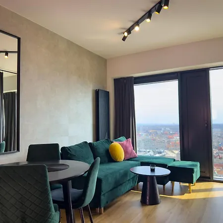 Urban Global Skyline 26th Floor - Air Condition - Free Garage Katowice