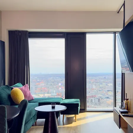 Appartement Urban Global Skyline 26th Floor - Air Condition - Free Garage Katowice