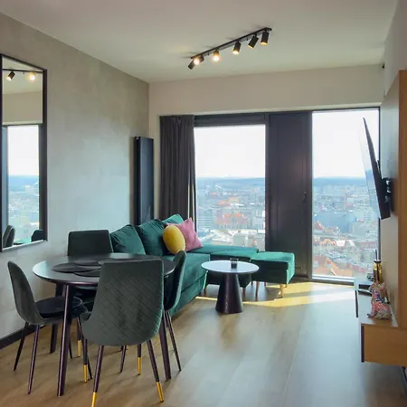 Urban Global Skyline 26th Floor - Air Condition - Free Garage Katowice