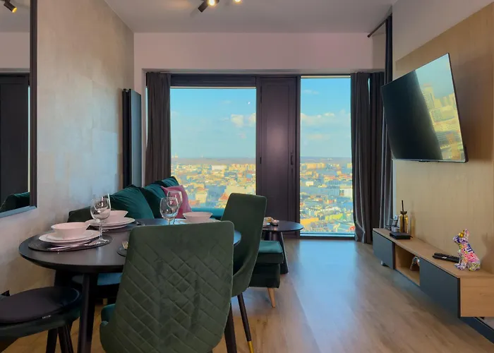Apartament Urban Global Skyline 26th Floor, Free Garage, Self Check-in
