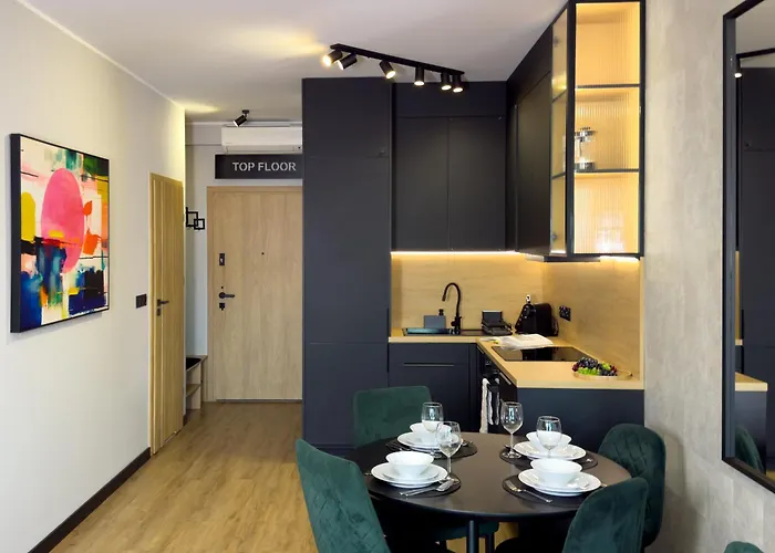 Apartament Urban Global Skyline 26th Floor, Free Garage, Self Check-in Katowice