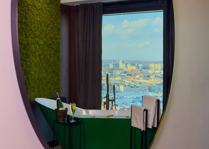Apartament Urban Global Skyline 26th Floor, Free Garage, Self Check-in Katowice